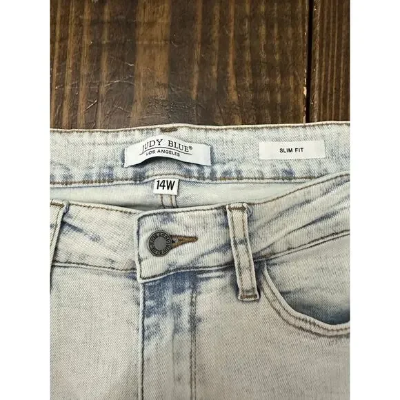 Judy Blue Slim Fit demon size 14 - Picture 7 of 8